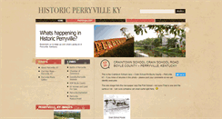 Desktop Screenshot of historicperryville.com